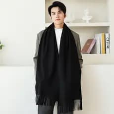 Cachecol Masculino de Inverno e Outono, Pashmina, Xale YTG7