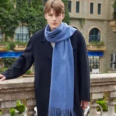 Cachecol Masculino Pashmina Xale Inverno Outono ZW4M