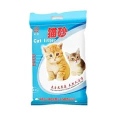 Areia para gatos Heyuan 10kg com frete grátis, areia aglomerante de bentonita com aroma de jasmim e baixo teor de poeira
