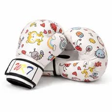 Luvas de boxe infantis para meninos, jovens, meninas, crianças pequenas, luvas para treinamento profissional de Muay Tha