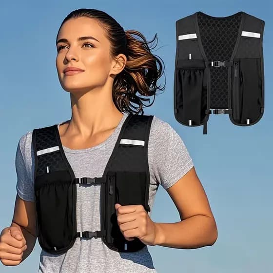 Bolsa para celular para corrida, colete caminhada ao ar livre, colete para ciclismo e trekking, mochila esportiva l