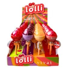 Box c/24 Un - Lip Gloss Fruit Lollipop - 3028.1.1