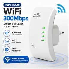 Repetidor Amplificador De Sinal Wifi Rápido e Forte na Casa