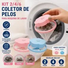Coletor de Pelos para Máquina de Lavar Roupas Remove Pelos e Protege Tecidos Papa Fiapos De Roupas Duhome