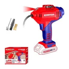 Compressor De Ar Sem Fio 20v  150Psi C/ 3 Adaptadores Emtop