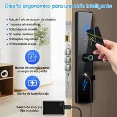 Fechadura de Impressão Digital Semi-Automática Inteligente para Porta de Fechadura digital Segurança de Casa, Hotel