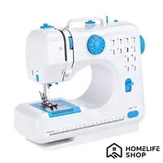 Mini Máquina de Costura Multifuncional Bivolt Kit de Linhas e Acessórios,Ideal para Reparos de Roupa