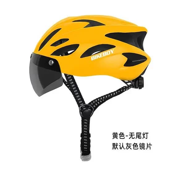 Com óculos de ciclismo capacete de uma peça formando homens mulheres bicicleta Mountain Bike capacete ciclismo E