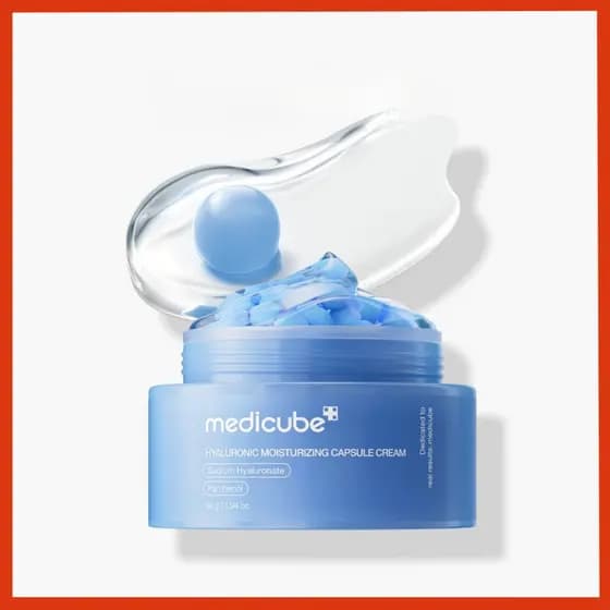 Creme Hidratante em Cápsulas de Ácido Hialurônico MEDICUBE, 55g