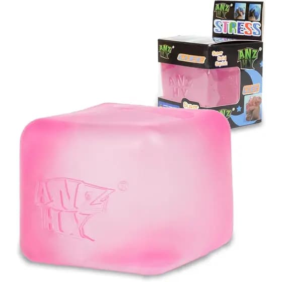 Cubo Anti-estresse para Crianças e Adultos, Brinquedos Macios Preenchidos com Gel para Alívio do Estresse Infantil - Bol
