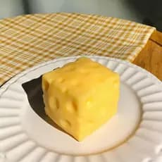 Queijo Squishy Gigante, Bloco de Queijo Squishy Jumbo, Queijos Squishy Amarelos Rebatíveis, Brinquedo Macio e Divertido