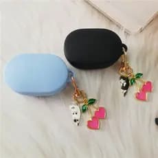 Capa de Silicone para Fones de Ouvido com Decoração de Gato Fofo para Xiaomi MI Redmi AirDots / Redmi AirDots 2 / Redmi