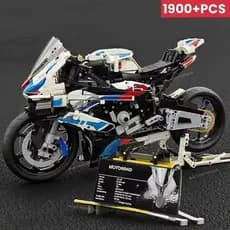 Bocks De Construção De Motocicleta Simulação Modelo Decoração Montagem Difícil Moc Toy Boy Criatura Educacional Presente