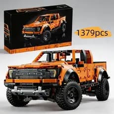 1379 Pçs Técnico 1 : 10 F-150 Raptor Fora Da Estrada Carro Blocos De Construção 42126 Veículo Captador Montar Tijolos Br