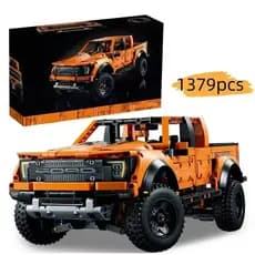 1379 Pçs Técnico 1 : 10 F-150 Raptor Fora Da Estrada Carro Blocos De Construção 42126 Veículo Captador Montar Tijolos Br