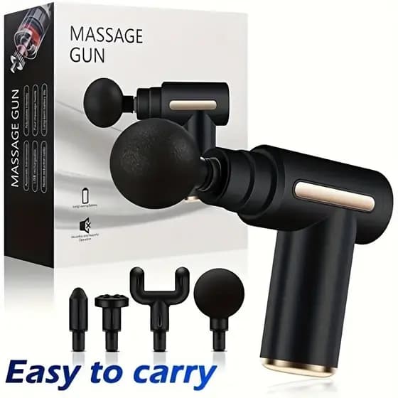Mini pistola de massagem sem fio pistola de massagem relaxamento muscular massageador pescoço máscara esfregando costas