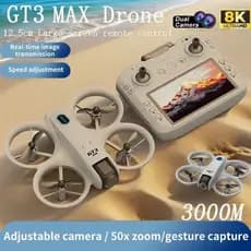 Nova Câmera GT3 MAX Drone 8K HD 360 ° Dublê Lente Dupla GPS 5G WiFi Motores Brushless Quadcopter Dobrável Para Presentes