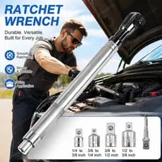 Ferramenta Multifuncional De Reparo De Carro , Além De Chave De Catraca De Alto Torque Para Espaços Apertados E Reparos