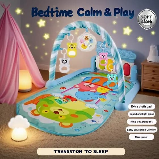 Tapete De Brincar Para Bebês Com Piano Musical , Crianças Engatinhando , Atividades , Academia , Brinquedos Educativos I