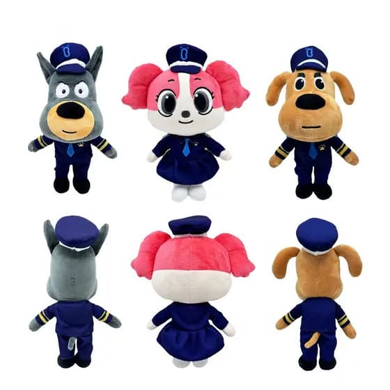 Brinquedo de Pelúcia Xerife Labrador 30cm - Brinquedo Educativo Infantil, Boneco Fofo Presente de Aniversário Em Estoque