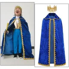 Fantasia de Rei para Meninos, Fantasia de Carnaval, Cosplay, Festa de Aniversário, Manto de Rei, Capa, Fantasia de Prínc