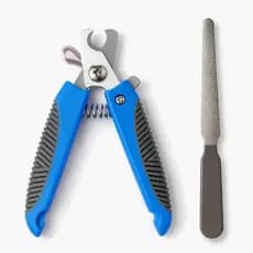 Kit Cortador de Unhas para Pets Inox Alicate e Lixa.