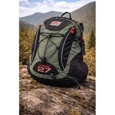Mochila Trilhas E Rumos Crampon 27 Litros Com Capa De Chuva Cinza/preto