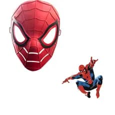 Máscara  Super Herói Plástico Infantil Festa .Máscara Festa Cosplay Fantasia de Carnaval Mascara Homem Aranha