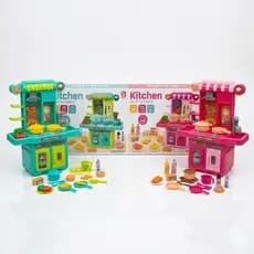Mini Cozinha Infantil/ Completa My - Little Chef Com 35 Peças E Acessórios Fogão Geladeira Brinquedo Brind