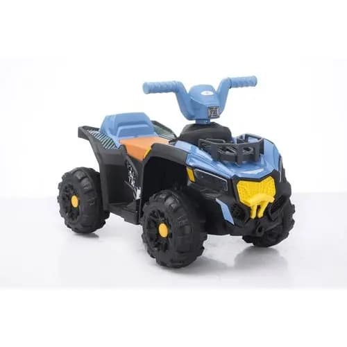 Quadriciclo Infantil Motor Elétrico 6V Azul Brinquedo Criança Passeio Menino Menina