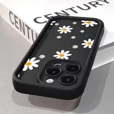 Capinha capa Silicone de Flores para Redmi Poco F5 X4 3 5 6 M3 Pro Note 8 9 10 11 12 13 14 C S Pro 9A  A2 Mi lite 4 5G