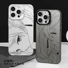 Anti-impacto silicone Capinha capa Fosco Frieren para Redmi 12C 13C 14C Poco X5 X6 x7 Pro Note 11 12 13 14