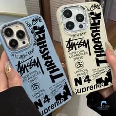 Capinha Capa silicone Anti-impacto Elementos de streetwear para iPhone 11 12 13 14 15 16 17 Pro MAX X XR XS Plus CASE