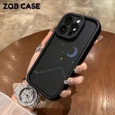 Capinha capa Silicone A lua na montanha para Redmi Poco 6 Pro Note 10 11 12 13 14  Pro 9A  lite4 5G POCO F5