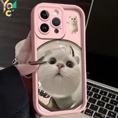 Capinha Capa de silicone O gato espiando fazendo charme para Redmi Poco 6 Pro Note 10 11 12 13 14 Pro 9A 5G POCO F5