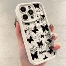 Capinha Capa de silicone Borboletas dançando no ar para Moto E13 G04S G24 E14 G14 G20 G22 G30 G34 G53 G54 G84 4G 5G