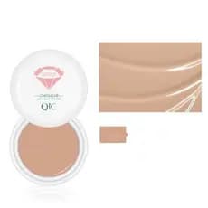 Corretivo à prova d'água para imperfeições faciais e olheiras, Maquiagem Corretiva QIC - 30ml