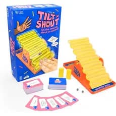 Jogo de Tabuleiro 'Tilt 'n' Shout' - Diversão Hilariante para Todas as Idades |   Jogos da Batata Gigante