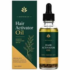 Óleo Ativador Capilar Orgânico, com Óleo de Alecrim, Óleo de Rícino, Extrato de Abóbora, Aloe Vera e Vitamina E, Óleo Nu