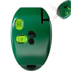 Nível a Laser Eletrônico de 90 Graus com Luz Vermelha e Verde, Autonivelante, para Linhas Paralelas, Ideal para Construç