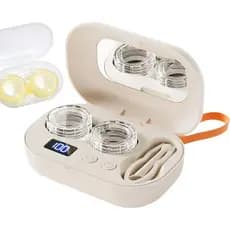 Máquina de Limpeza de Lentes de Contato, Limpador Ultrassônico Portátil para Uso Doméstico, Lentes de Contato Diárias, p