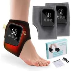 Massageador de pés 3 em 1, massageador para neuropatia, massageador de pés portátil, massageador elétrico recarregável
