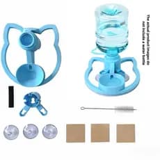 Dispensador de água para gatos, dispensador automático de água para animais de estimação, sem elemento filtrante, água a