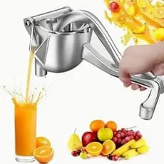 Espremedor Manual de Frutas - Espremedor de Alumínio com Empunhadura Ergonômica para Extração Eficiente de Suco de Romãs