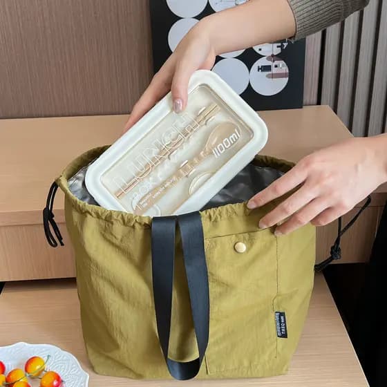 Isolamento à prova d'água portátil Bolsa Almoço para trabalhador de escritório de estudante Bolsa