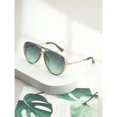 Óculos de Sol Aviador Femininos com Lentes Ombre, Óculos de Sol Aviador, Óculos de Sol com Armações Modernas, Óculos de