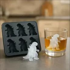 Forma de Gelo 3D em Forma de Monstro, 6 Cavidades em Forma de Dinossauro, para Whisky e Coquetéis, Fabricante de Gelo de