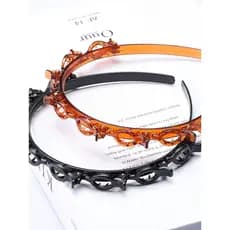 Tiara Decorativa com Presilhas Fofas, Tiara Multifuncional Inovadora com Presilhas, Acessórios de Cabelo Modernos para M