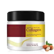 Máscara Capilar de Colágeno, Sérum de Máscara Capilar com Óleo de Argan - Reparação Profunda e Condicionamento para Cabe
