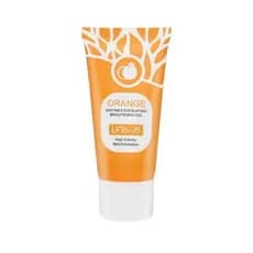 Gel Esfoliante Enzimático Laranja para Rosto e Corpo, Esfoliante Suave para Poros Profundos e Hidratação, para Todos os